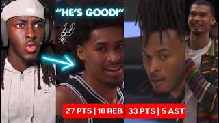 DON'T POKE DYLAN HARPER! Spurs Vs Blazers Game 3 Highlights Reaction