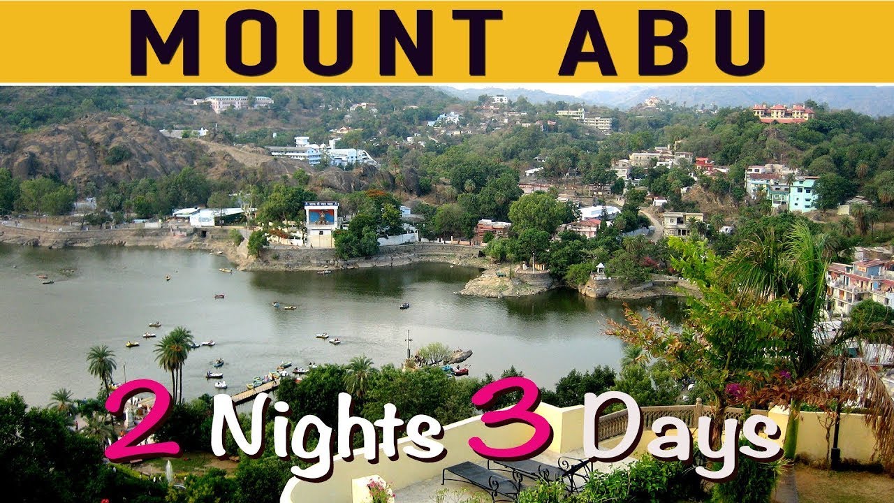 mount abu tour plan