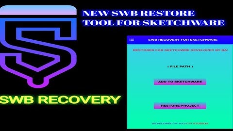 New Sketchware Recovery Tool "SWB Recovery"