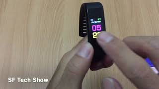 IMPORT MURAH SMARTBAND ID 115 PLUS Monitor Detak Jantung Tekanan Darah Fitness Tracker Smartwatch ID