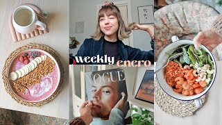 WEEKLY l vuelta al gym, muchas ensaladas, pelis de intriga, cafetería sin gluten y averías en casa