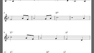 Video thumbnail of "Amazing Grace - Clarinet sheet music"