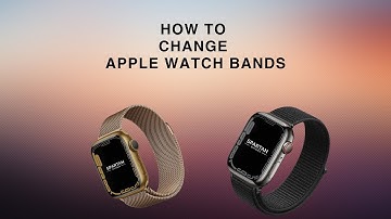 How do I change the band on my Apple Watch?