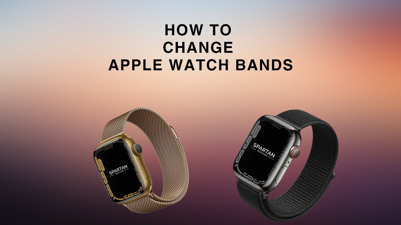 How do I change the band on my Apple Watch? - YouTube