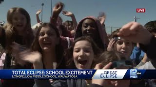 Celebrity Sixth graders at Longfellow Middle School watch solar eclipse Net Worth