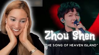 My reaction to Zhou Shen’s “The Song Of Heaven Island” | He is born a Star | wow!!!