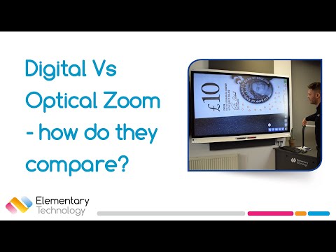 Digital Vs Optical Zoom Visualisers - how do they compare?