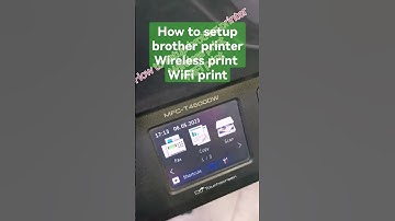 How to setup brother printer Wireless print/ WiFi print #brotherprinter #WiFi #shorts #wifiprint