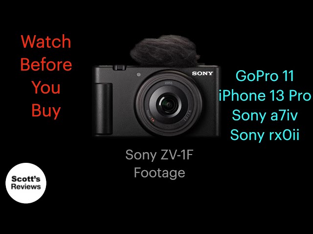 Sony ZV-1F Footage and comparisons vs iPhone, GP11, RX0ii & a7IV