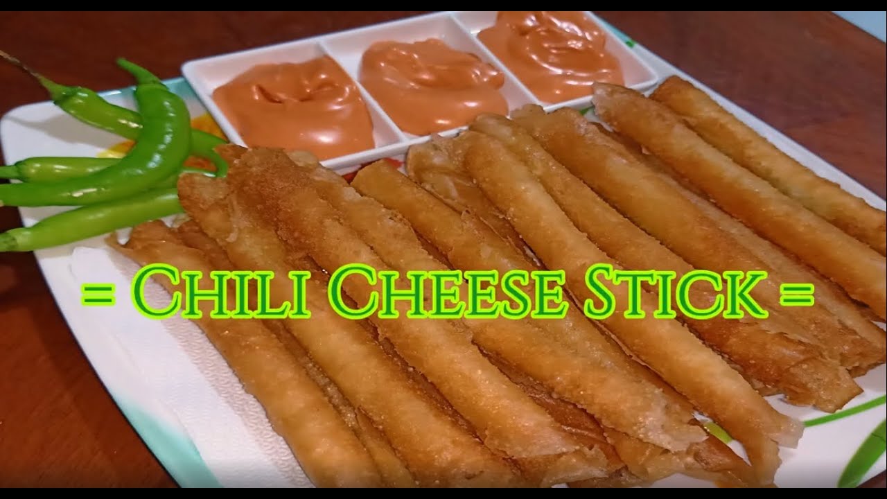 How to make CHILI CHEESE STICK Sarap Pinoy Recipes YouTube