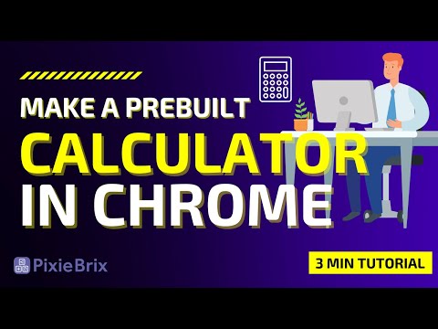 How to Make a Calculator in Chrome