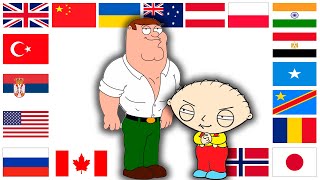 Peter and Stewie in Different Countries