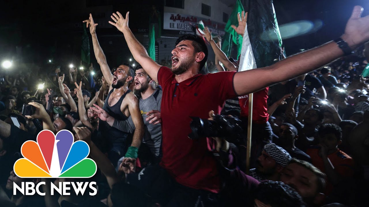 Palestinians Celebrate Gaza Cease-Fire But Israelis Remain Cautious