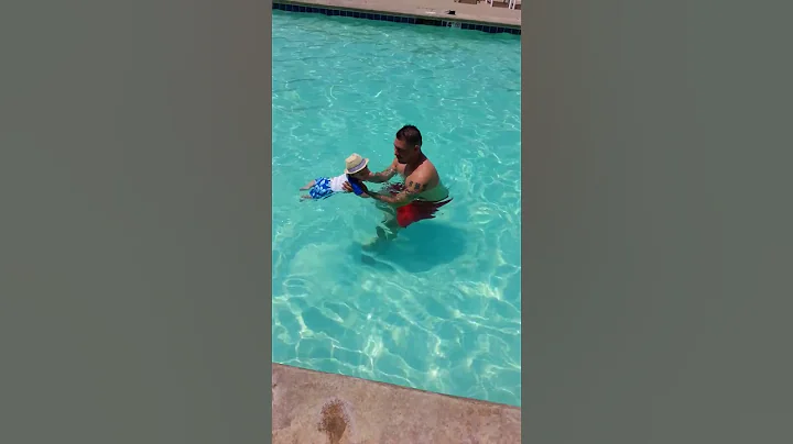 He loves the water like his big brother
