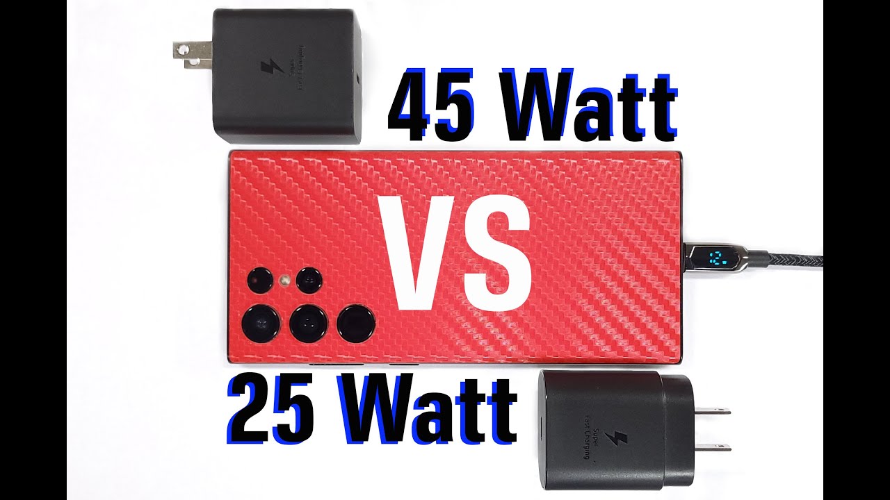 Galaxy S22 Ultra: 45 W vs 25 W Charging Speed Test and Analysis - YouTube