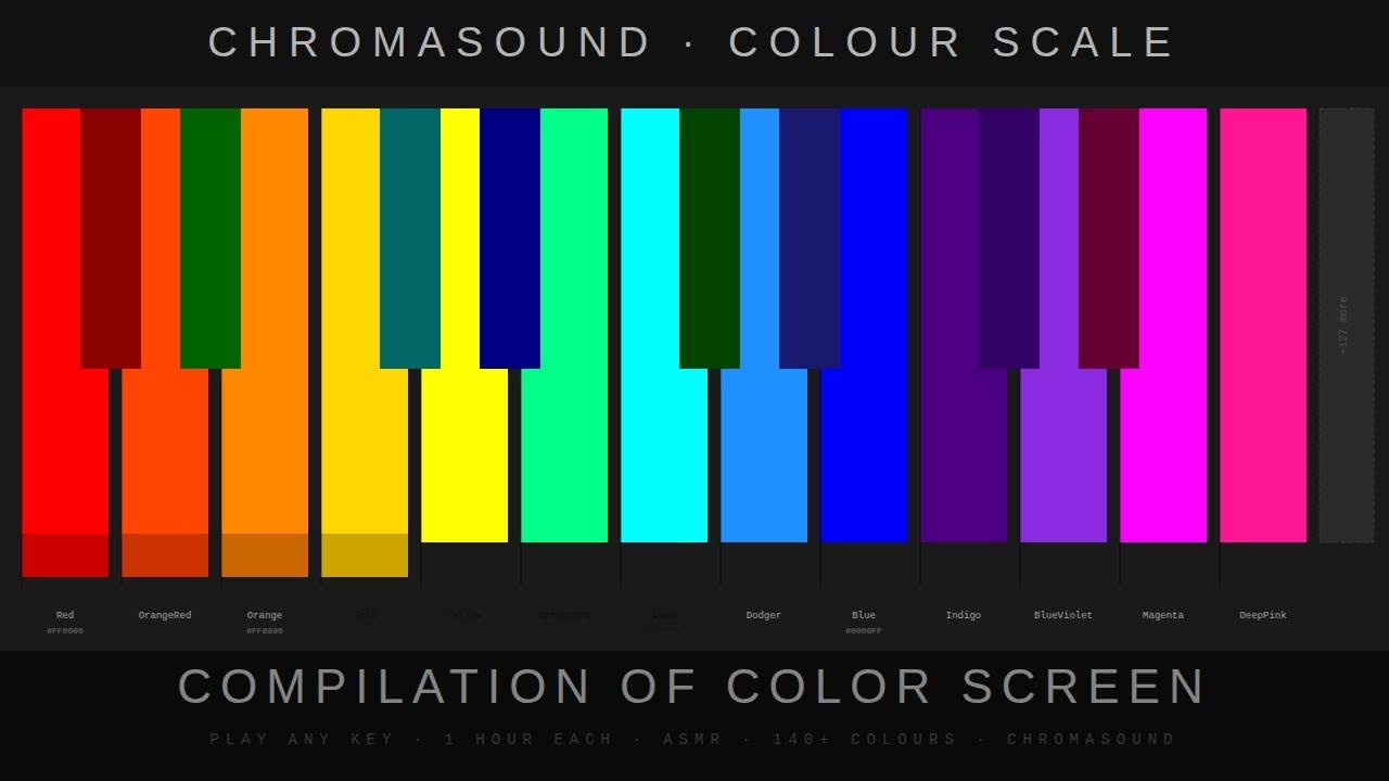 Subtle ASMR Colors Designed for Maximum Focus and Flow - YouTube