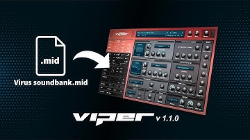 How to open Virus soundbanks in Viper