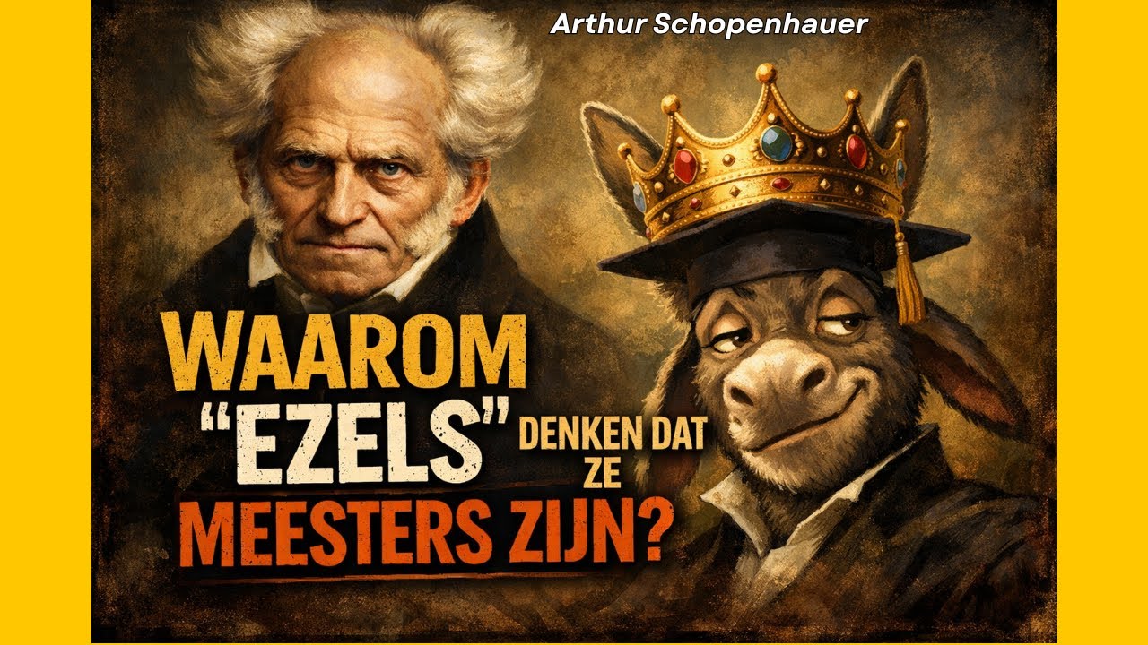 Waarom 'IDIOTEN' Altijd Denken Dat Ze Het Slimst Zijn — Arthur Schopenhauer