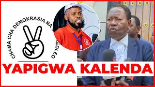 KIMENUKA VITA ya Mali za CHADEMA,Waomba Siku 7 za Majibu Mahakamani Wakili afunguka-Dk.Nshala