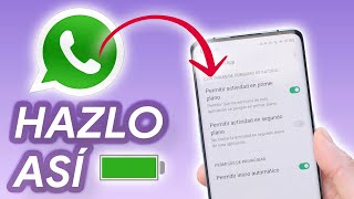 Como AHORRAR BATERÍA usando WHATSAPP!!! screenshot 5