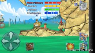 Let's play Worms 3 (Android version)