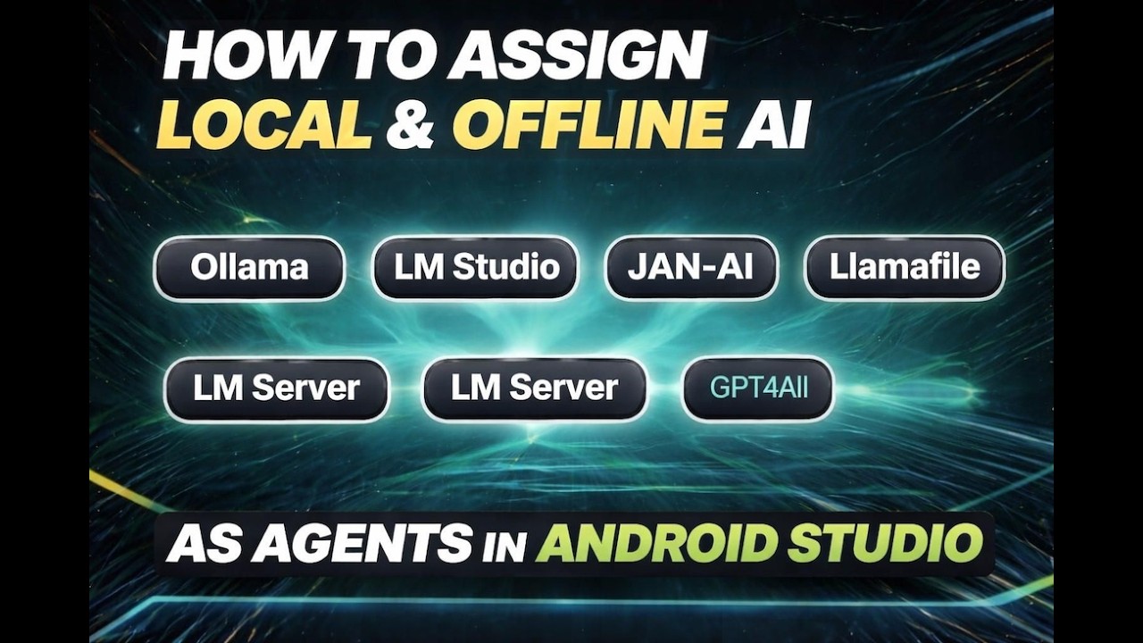 How to Assign Local/Offline AI as Agents in Android Studio.(Ollama/LM ...