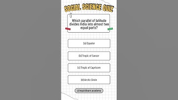 Class 9 Geography MCQ20 | India: Size & Location| Chapter 1 Quiz #class9 #ncert #cbse #socialscience