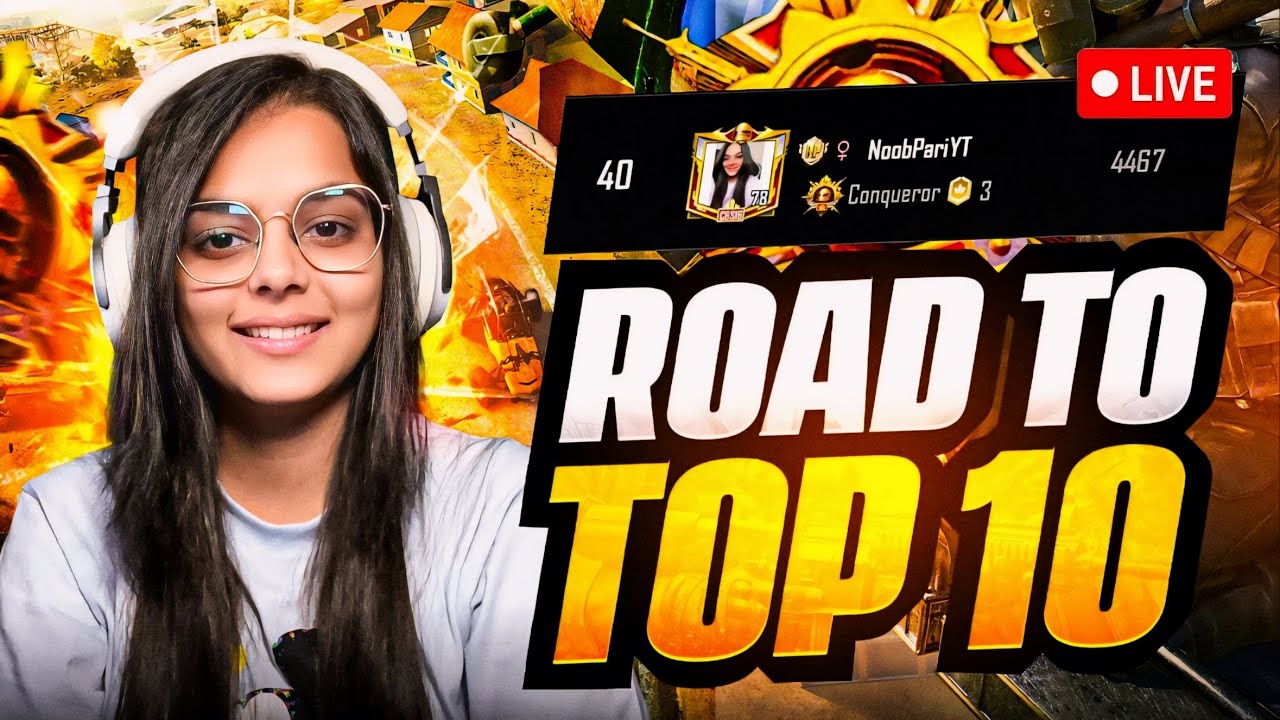 TOP 100 DONE☑️ |  BGMI LIVE RANK PUSH  #noobpari #bgmi