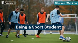 Being a Sport Student Webinar | University of Chichester