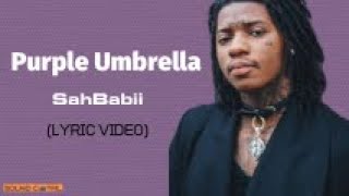 SahBabii - Purple Umbrella (Lyric Video)