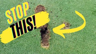 Stop taking big divots
