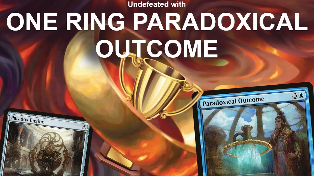 ONE RING TO RULE THEM ALL! TonyScapone's Legacy Mono-Blue Ring Paradoxical Outcome. MTG 5-0 Trophy