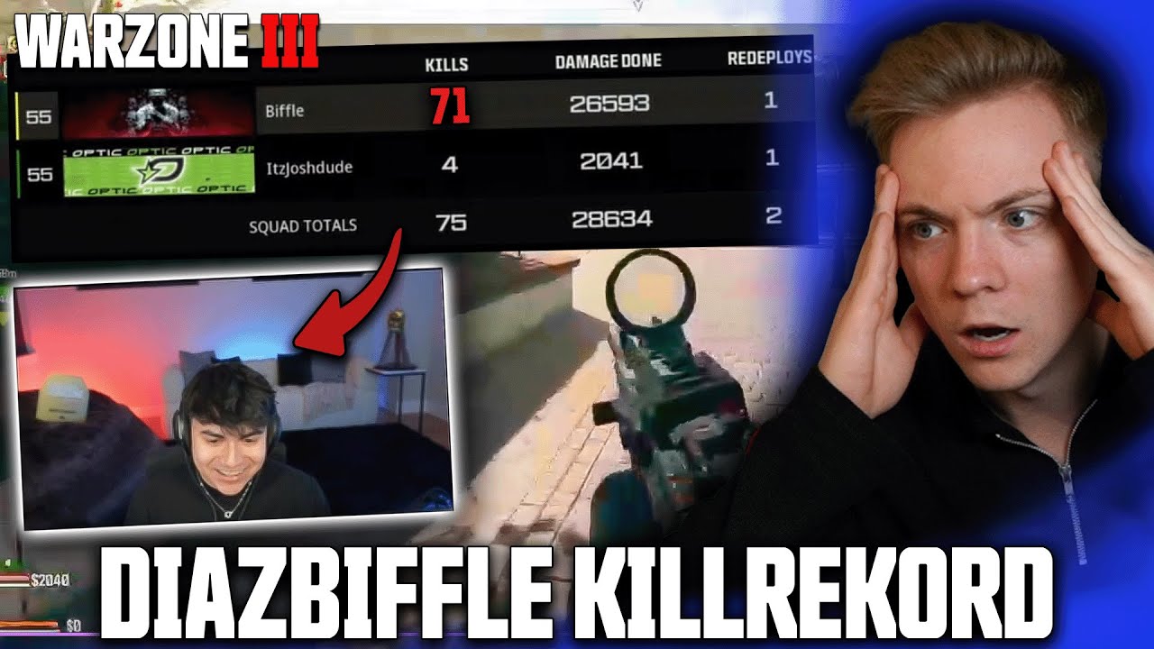 DiazBiffle macht *71 KILLS*?! Ist er der BESTE SPIELER der WELT? | V1nKub