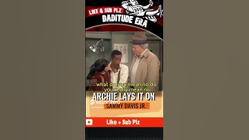 Thumbnail of Archie Bunker & Sammy Davis Jr’s 2nd Kiss. Hilarious. #allinthefamily #archiebunkersplace #ratpack