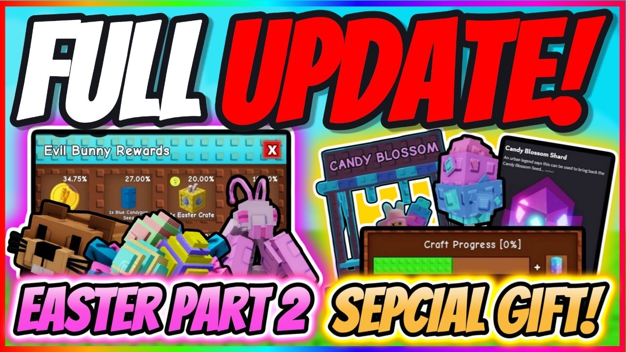 ALL LEAKS* CANDY BLOSSOM SHARDS, ANGRY BUNNY, PETS, SEEDS & MORE