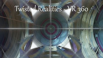 Twisted Realities VR 360 view of a transforming 3D fractal
