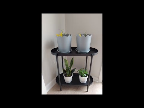 IKEA SIDE TABLE/PLANT STAND - OLIVBLAD (22'') UNBOXING (& ASSEMBLY)