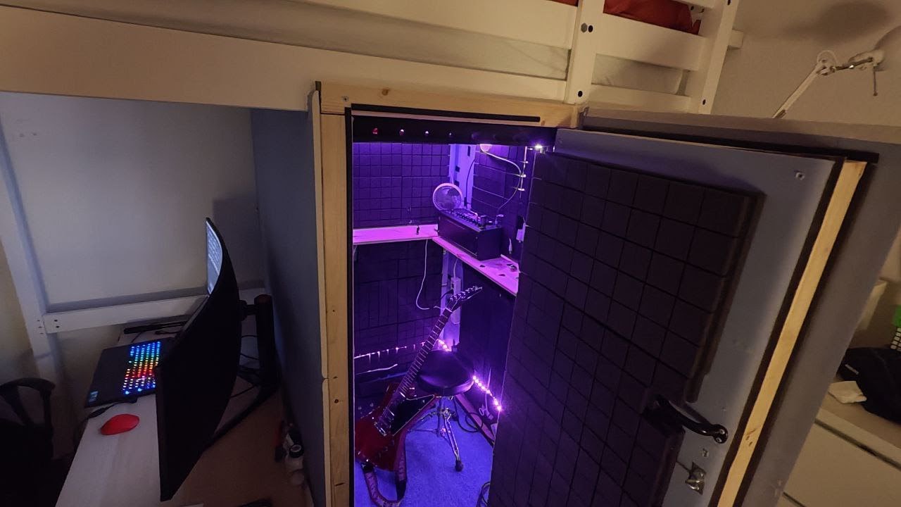 ТЯЖЕЛАЯ ЗВУКОИЗОЛЯЦИОННАЯ КАБИНА ПОД КРОВАТЬЮ - YouTube