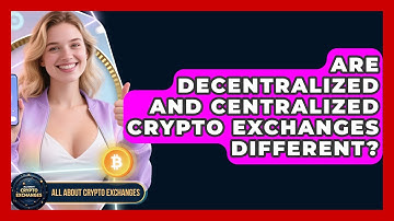 Are Decentralized and Centralized Crypto Exchanges Different? | All About Crypto Exchanges News