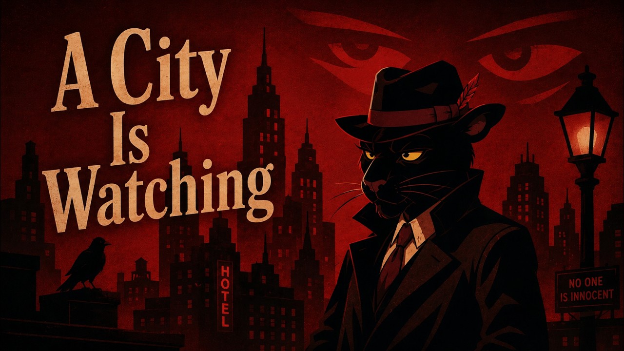 The City Is Watching. Vintage 1940s Jazz for Nighttime Reflection and ...