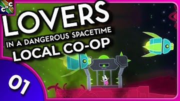 RESCUING SPACE BUNNIES! | Lovers in a Dangerous Spacetime Episode 1 | Couch Play