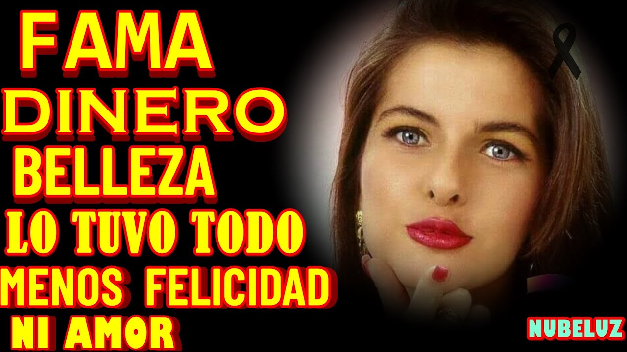 MONICA SANTA MARIA DE TRAS DE SUS ALEGRIAS HAVIA  UN DRAMA SIN FINAL  SE MONTO EN SU NUBE Y SE FUE