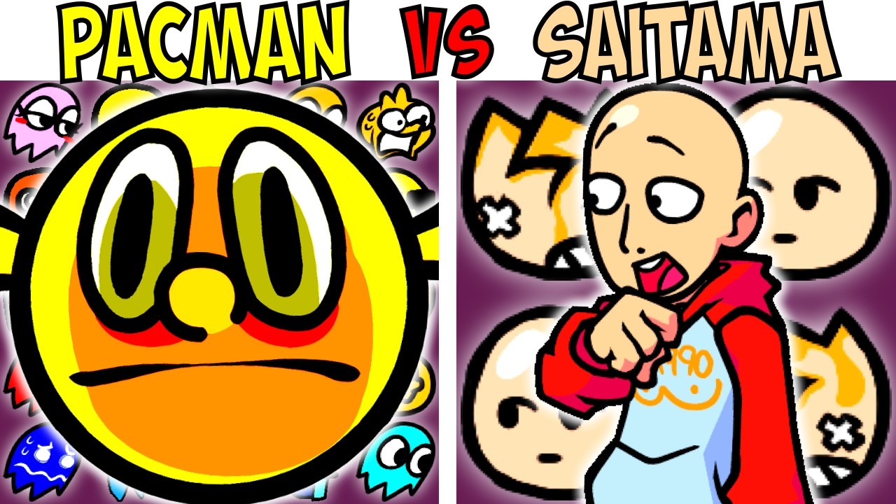 ALL PAC-MAN VS ONE-PUNCH MAN TEST | FNF Character Test | Gameplay VS Playground