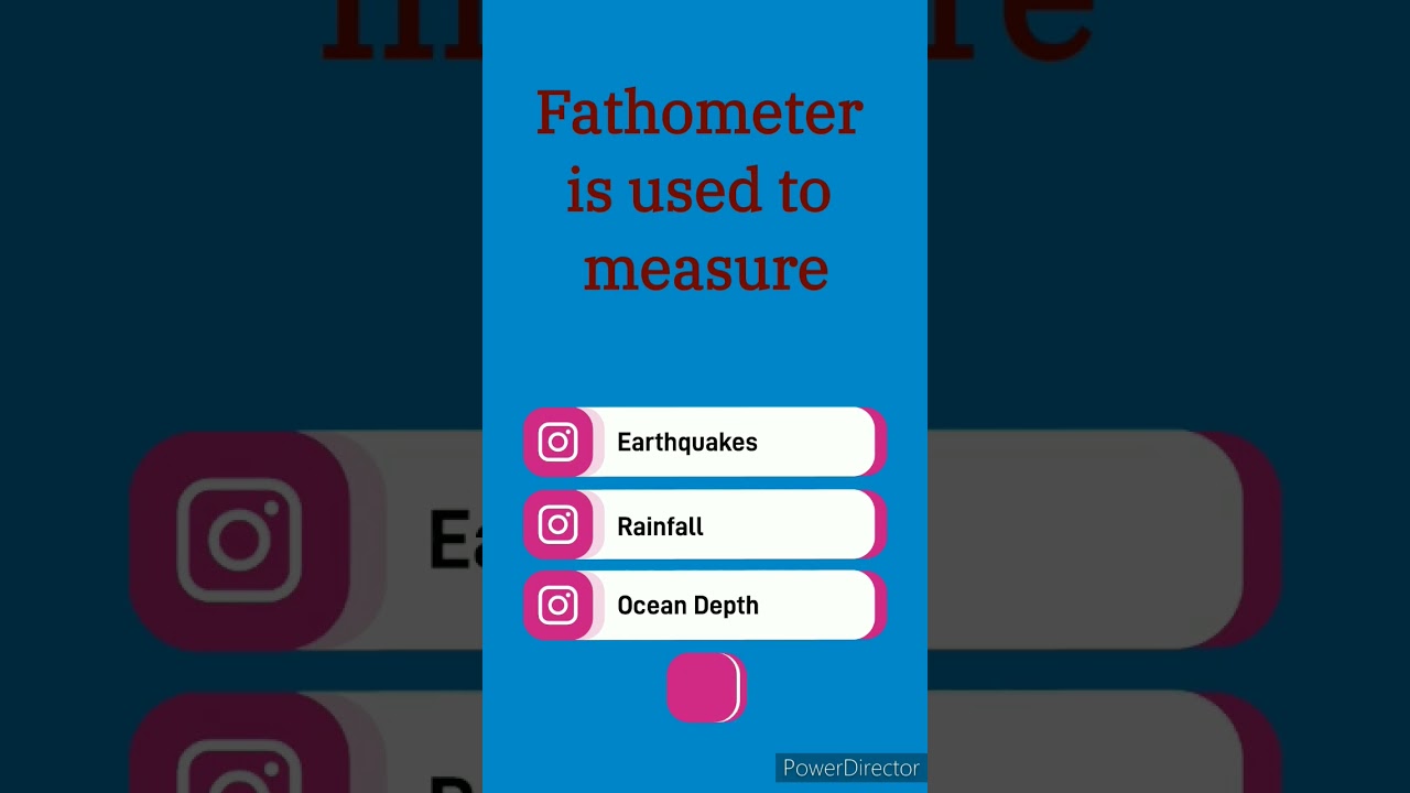 Fathometer | Improve General knowledge 