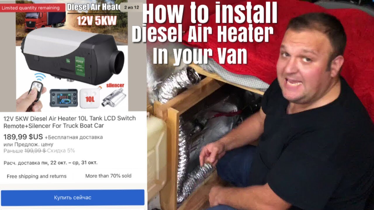 How To install a Diesel Air Heater Unit in your Gas and Diesel van