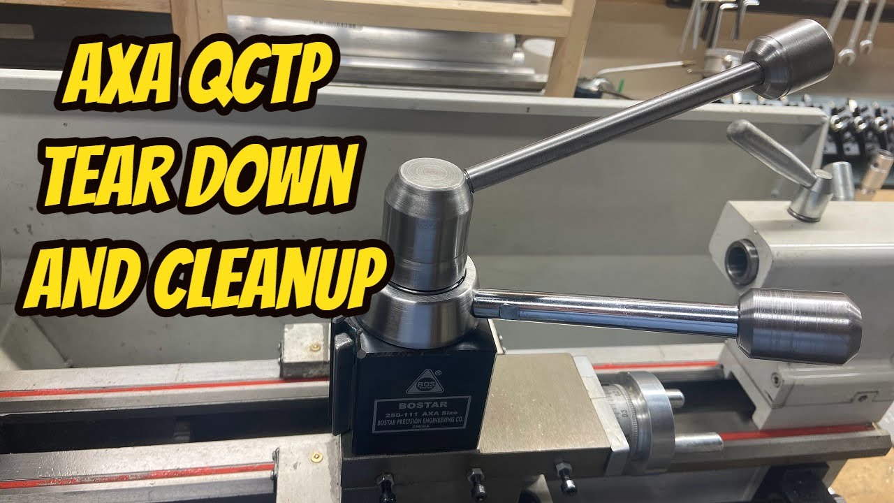 3-Jaw Chuck and AXA QCTP Teardown and Cleanup for the Vevor Mini Lathe