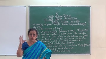 10th Social Science UNIT - 2 The World between Two World War