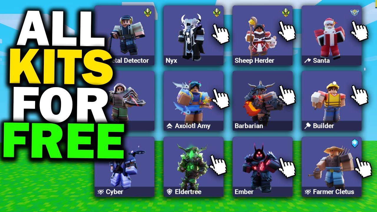 How to get ALL KITS FOR FREE!! Roblox Bedwars New Mode YouTube