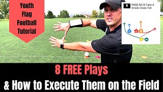 Youth Flag Football Tutorial | 8 FREE Plays & How to Execute Them | Free Flag Football Plays
