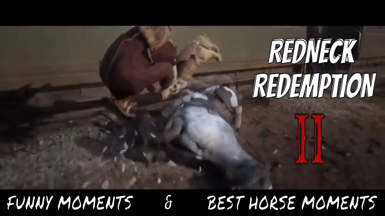 Red Dead Redemption 2 Funny Moments Compilation - RDR2 Best Horse ...
